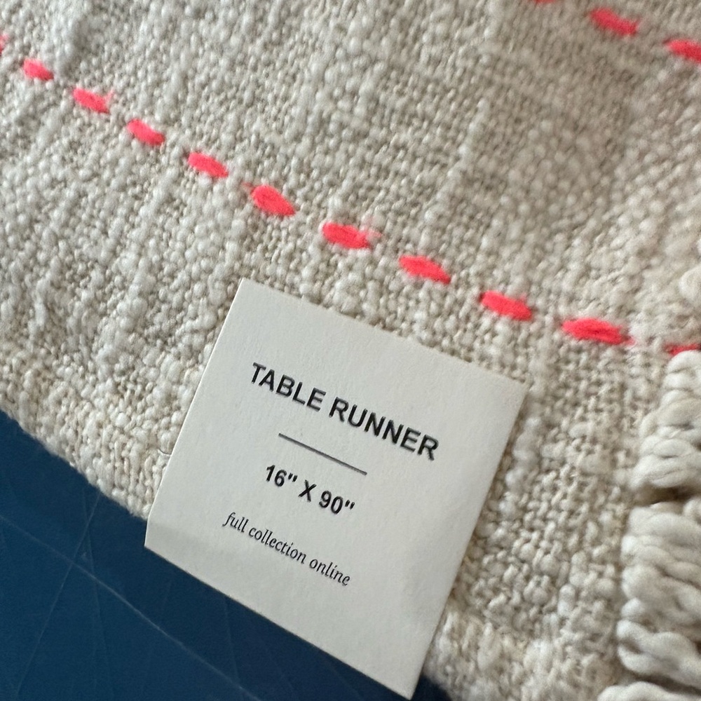 New Anthropologie Table Runner